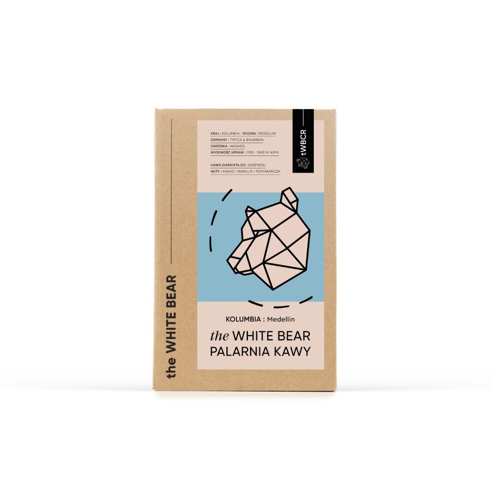 Kolumbia Medellin 1000g kawa ziarnista świeżo palona