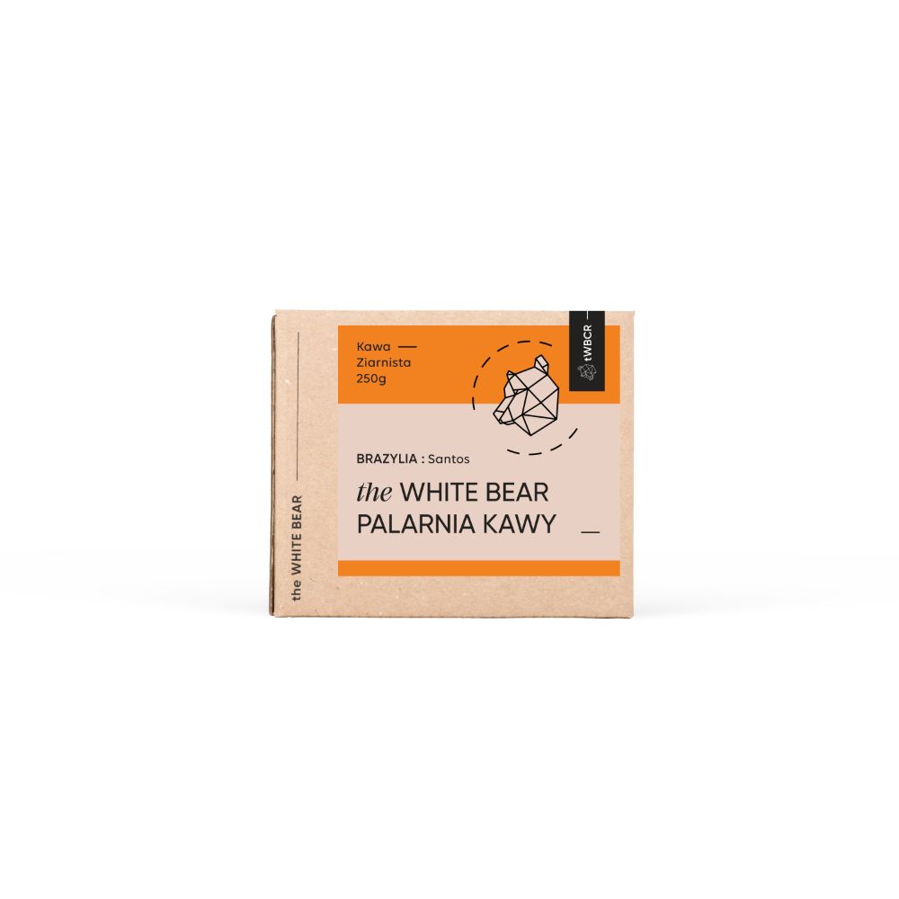 Brazylia Santos 250g kawa ziarnista świeżo palona